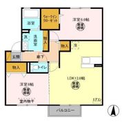 スカイブルー Cの間取り画像
