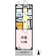 コム シェ ソワ Ⅱの間取り画像