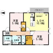 CREST SOCIA Ⅱの間取り画像
