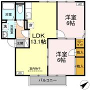 グランディール A棟の間取り画像