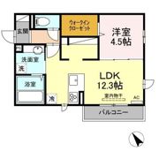 ラルーチェBの間取り画像