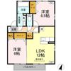 フレンドリースクエア桜 A棟の間取り画像