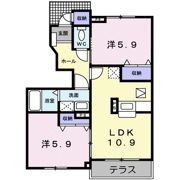 バーシア ライシャスの間取り画像