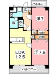 ベルフォーレ水島の間取り画像