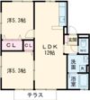 フィールドオブゴッドDの間取り画像