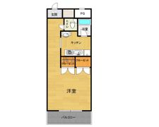 MANSION KR－Ⅱの間取り画像