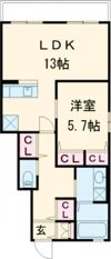 ドミールTanakaの間取り画像