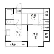 サンハイツ葉山の間取り画像