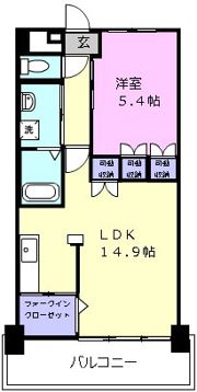 M’s南ヶ丘の間取り画像