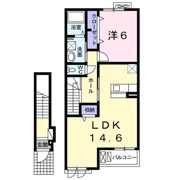 メゾンカルムの間取り画像