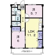 メゾンド今里の間取り画像