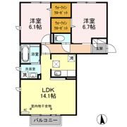 メロディアの間取り画像