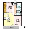 Salt Valley CourtⅡ(ｿﾙﾄﾊﾞﾚｰｺｰﾄﾂｰ )の間取り画像