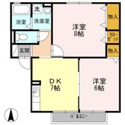メゾンドール小烏 B棟の間取り画像