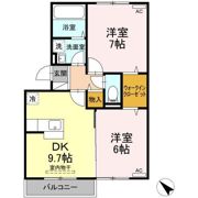 プレミール ボヌール Jの間取り画像