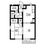 サウスヒルズBの間取り画像
