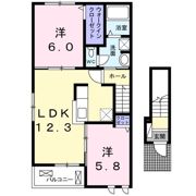 カーサ ドマーニの間取り画像