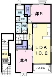 ミルフィーユ Cの間取り画像