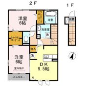 フォレストパーク道珍 Ⅰの間取り画像