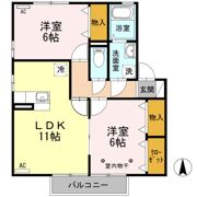 ルミエールヒロ Bの間取り画像