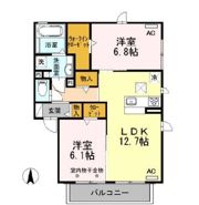 花水木三番館の間取り画像