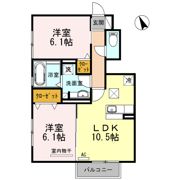 アルピニア A棟の間取り画像