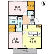 エスポワールの間取り画像