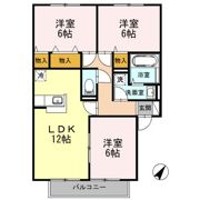 ソレイユ宮浦Ⅱの間取り画像