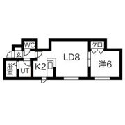REST HILLS白石駅 A棟の間取り画像
