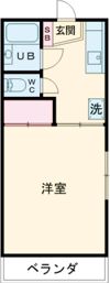 第2錦フルーツコーポ メロンの間取り画像
