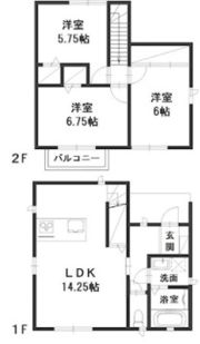アンソレイエ中央 Aの間取り画像