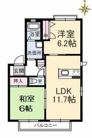 シャーメゾンシャルマンの間取り画像