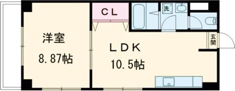 ベルメゾン大塔の間取り画像