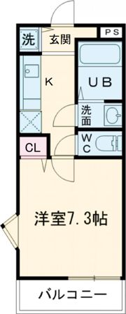 フローラ大津池の間取り画像