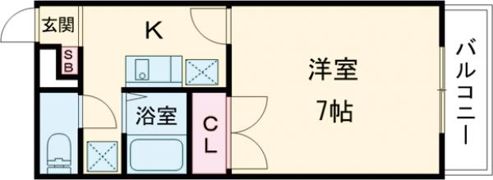 プレジール りんくうの間取り画像