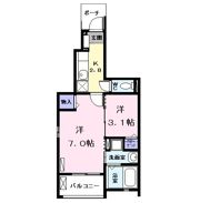 花音名西の間取り画像