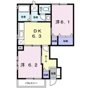 リバーサイド本山 Cの間取り画像