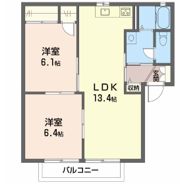 ハイムA．D．21 Cの間取り画像