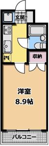 シルクロードハイツの間取り画像