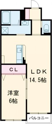 NEW PIAZZA西桔梗の間取り画像
