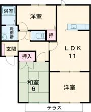 アネックス 日根野Aの間取り画像