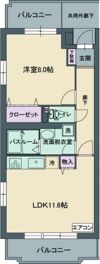 グリーングラスNの間取り画像