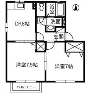 メゾンレオ Bの間取り画像