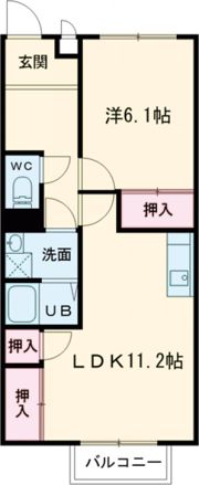 クレストコートの間取り画像