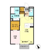 モリ ロワイヤル 1stの間取り画像