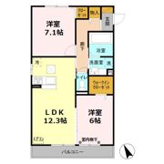 ミルダー ラオムの間取り画像