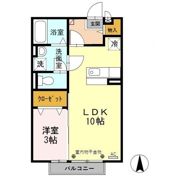リバーサイドメゾンの間取り画像