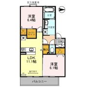 D-room久津川の間取り画像