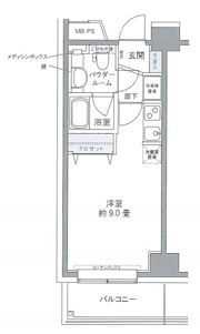 プライムアーバン豊洲の間取り画像