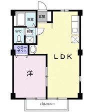 グリーンリッチヒルズDの間取り画像